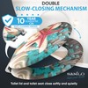 Sanilo Toilet Seat ROUND with Soft Close, Quiet and Slow