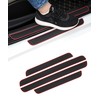 Flaconi 4PCS Car Door Sill Protectors, Anti-Scratch Rubber Edge Guards,