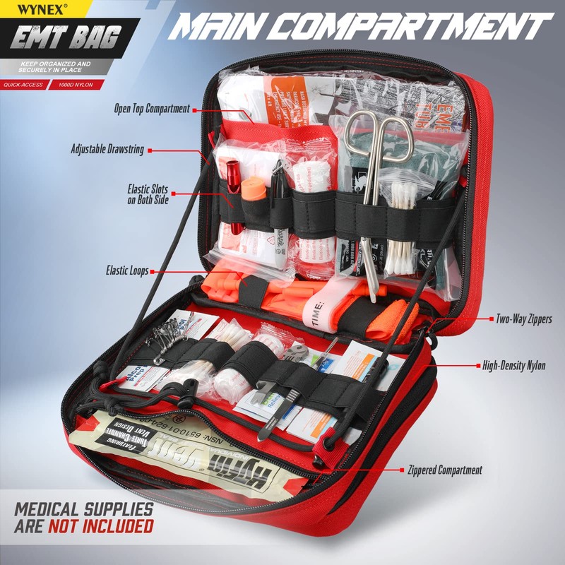 WYNEX Tactical Large Admin Pouch With Double Layer Design, Molle