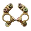 Ampper Brass Battery Terminals Connectors Clamp, Top Post Battery Terminal