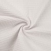 100% Cotton Waffle Honeycomb Pique Fabric Material Optical White, 1Mtr