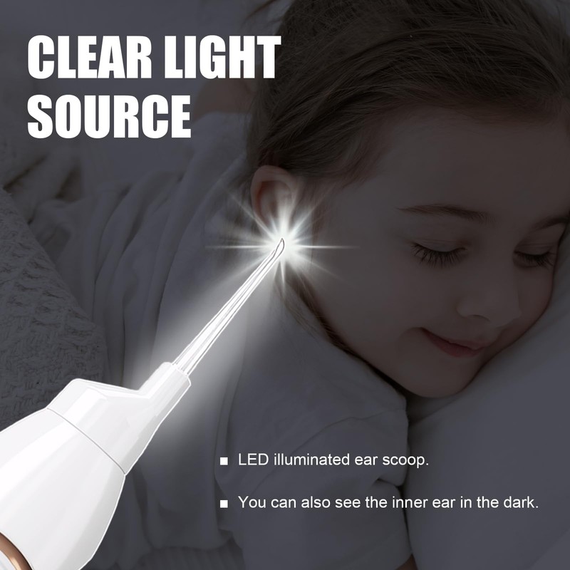 ExcellaElite Ear Cleaner Ear Wax Remover,Earwax Remover Tool,Practical Earwax Suction