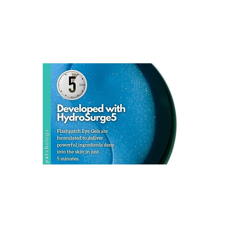 Patchology FlashPatch Restoring Night Eye Gels para ojeras, 30 unidades