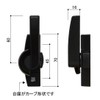 YKK AP Crescent Right Hand Cover Pitch 45 Dark Gray