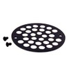 Westbrass D3193-12 4-1/4" OD Brass Shower Strainer Grid Drain Cover,