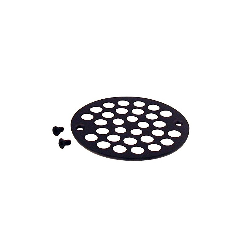 Westbrass D3193-12 4-1/4" OD Brass Shower Strainer Grid Drain Cover,