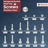 Kozelo 510pcs Socket Head Cap Screws Bolts Nuts Assortment Kit