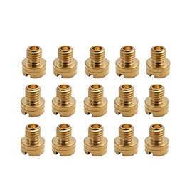 VM22 Carburetor for Predator 212cc GX200 196cc Mikuni Mini Bike Go Kart Carburetor Intake Manifold Air Filter Main Jets (15 PCS Main Jets Only)