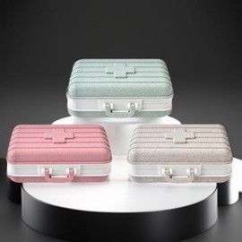 Portable Vitamin Pill Case Organizer [New Hot Item] Pill Case Beige 2ea