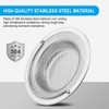 haodex Kitchen Sink Strainer Stainless Steel with Handle (3, Outer