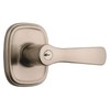 BRINKS - Alwood Modern Front Door Keyed Entry Lever, Satin