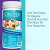 CheckUp Aquarium Test Strips | Test Kit for Freshwater, Saltwater,