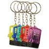 Hillfield 12 x Key Fob Torch Plastic 4 cm Transparent