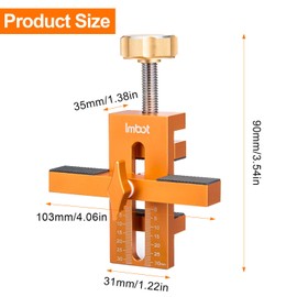 Adjustable Cabinet Door Installation Positioner, High Load Capacity, Multifunctional, Cabinet Door Installation Clamp, Can Hold 7-40 mm, For Installing Additional Cabinet Doors (1)