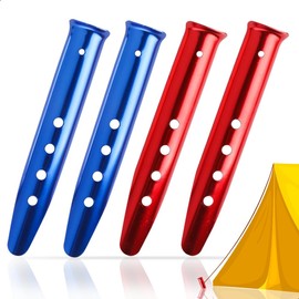 U Shaped Sandpegs, Beach, Aluminum Alloy, Lightweight, Camping Pegs, Snow Tent Pegs, Sand, U-Shaped Pegs, Sand, Tarp Upholstery, Outdoor Stake, Windproof, For Land Use, High Strength, 9.1 inches (23