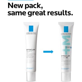 La Roche-Posay Effaclar Duo (+) M Crema Facial 40ml – Hidratante Anti-Imperfecciones para Piel Grasa, con Niacinamida y Procerad
