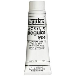 リキテックス(Liquitex) アクリル絵具 カラー レギュラータイプ チタニウムホワイト 65 120ml