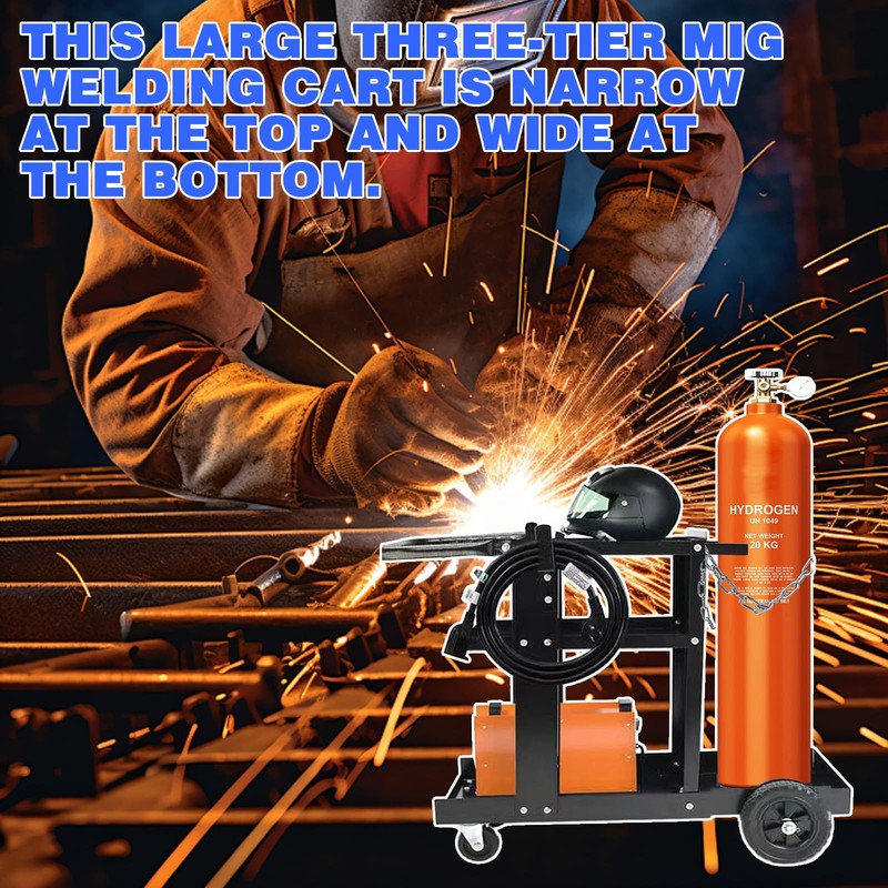Welding Cart for Mig Welder - Table Top Cabinet With