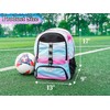 Moonlike Youth Soccer Bag, Soccer Backpack for Football Volleyball Basketball,