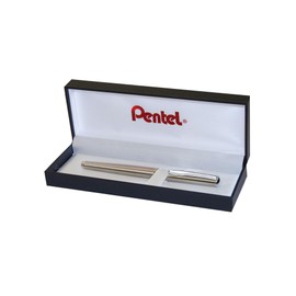 Pentel Sterling Rollerball Pen - Silver Barrel with Gift Box