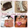 leopard print bag charms for handbags