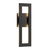 LamQee 14" Modern Outdoor Wall Lights, 3000K 1000LM Integrated LED