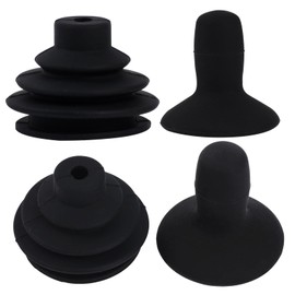 4 Pcs Wheelchair Joystick Button Cap Joystick Controller Knob and Gaiter Black Wheelchair Accessories Joysticks Button Cover Power Chair Parts for Electric Mobility Scooter Electric Drive