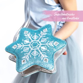 Papierdrachen Children's Handbag - Vegan Accessory for Children - Colourful - Faux Leather Shoulder Bag - Great Gift Idea for Girls, ice crystal