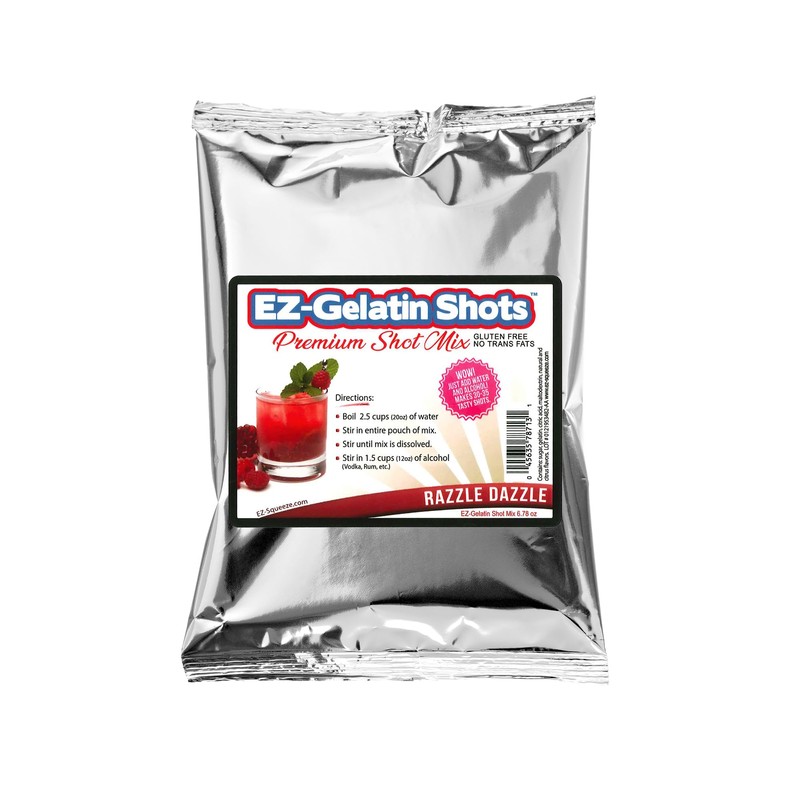 Razzle Dazzle Jello Shot Mix 6.78 oz - Premium Gluten-Free