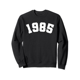 Classic 1985 Varsity Vintage College Style 39th Birthday Sweatshirt