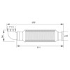 Wirquin 31560002 Ultra-Flat Sink Trap Without Water Seal (size-1" 1/4