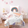 CINYE Children's Girls Kawaii Unicorn Bed Linen 135 x 200