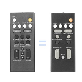 FSR78 ZV28960 Remote Control Compatible with Yamaha Sound Bar Audio Speaker YAS-106 YAS-207 YAS-107 YAS-108 SR-B20A ATS-1060 ATS-1070 YAS-207BL YAS-CU207 ATS-B200 Replacement Controller