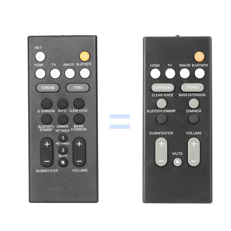 FSR78 ZV28960 Remote Control Compatible with Yamaha Sound Bar Audio