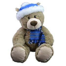 Stuffems Toy Shop Record Your Own Plush 8 inch Toboggan The Teddy. Ready to Love in a Few Easy Steps