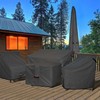 Porch Shield Fire Pit Cover - Waterproof 600D Heavy Duty