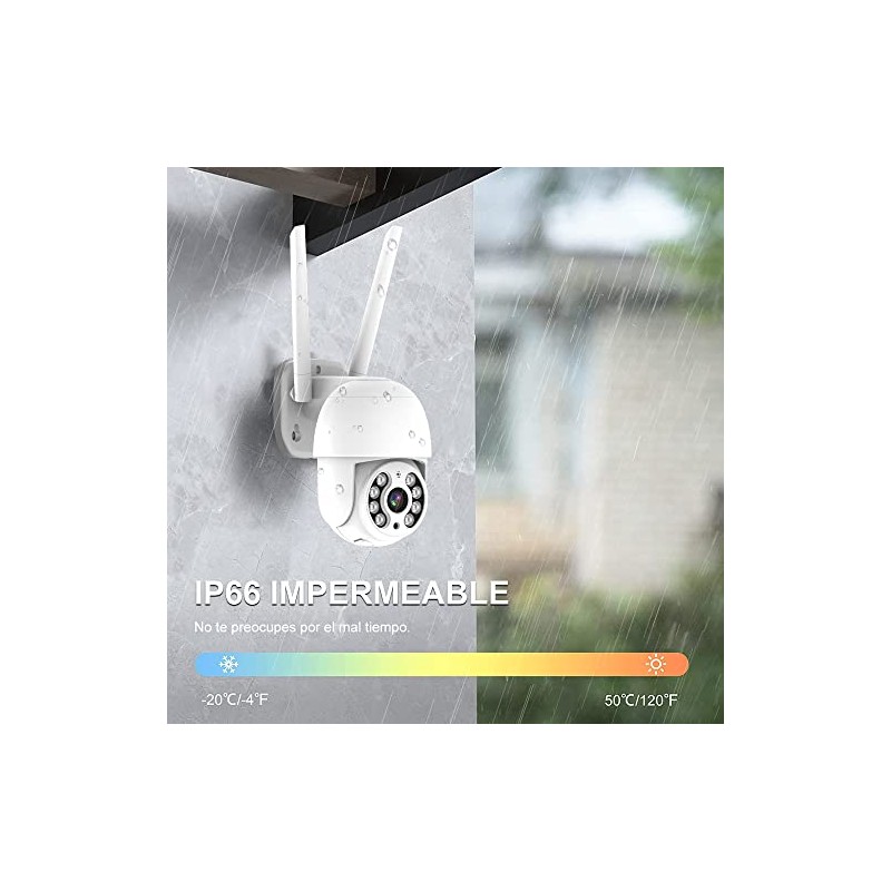 E T EASYTAO C05 Cámara de Seguridad Exterior WiFi 3MP