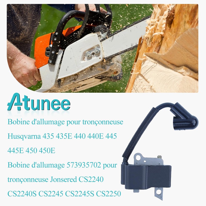 Atunee 573935702 Ignition Coil for Husqvarna 435 435E 440 440E