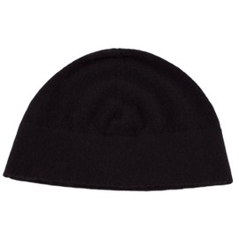 Love Cashmere Mens 100% Cashmere Watch Cap Beanie - Black - Made in Scotland, One size: Circumference 27-inch (max), Length 8.5-inch