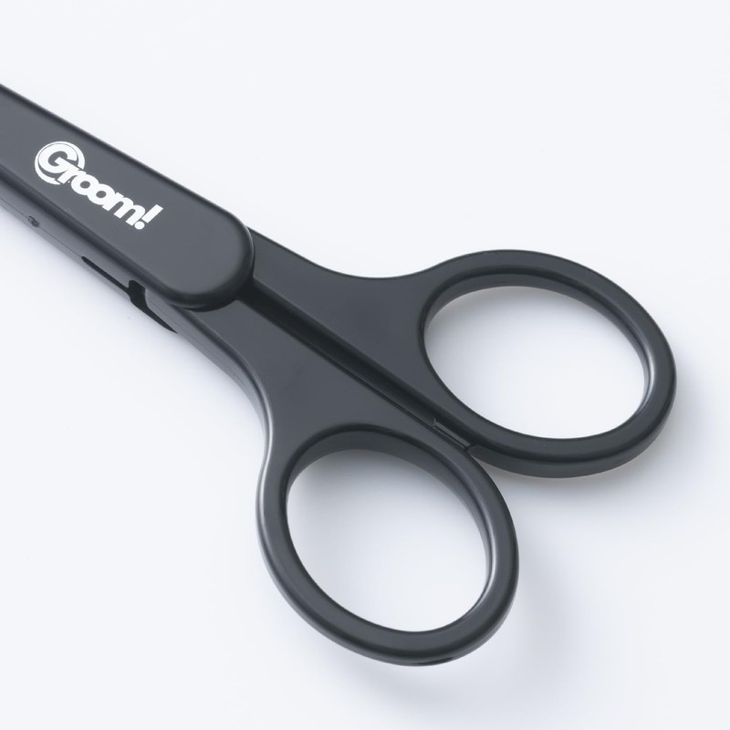 Kai Corporation KAI Groom! Thin Blade Safety Scissors, Round Tip,