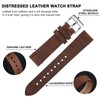 BISONSTRAP Distressed Leather Watch Strap, Watch Strap for Men, Quick