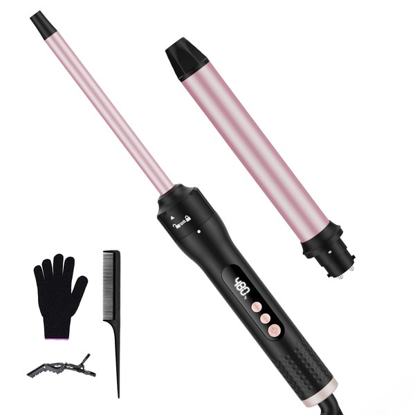 2 in 1 Curling Wand Set, 1/2 Inch Curling Iron