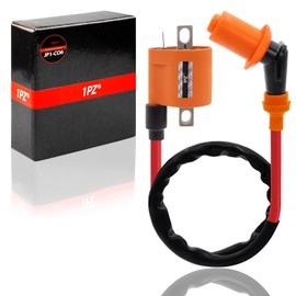 1PZ JP1-CO6 Orange 595mm Ignition Coil YBR125 SR500 TW200 TW225 E Celo 225 W Selo 250 GY6 Engine 50cc 125cc 150cc Outside Motorcycle Maintenance Parts