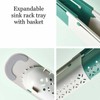 Adjustable and Easy to Use Telescopic Sink Sponge Soap Storage