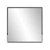 Howard Elliott Mirrored Puzzle Cube Pedestal Accent Table, Beautiful Modern