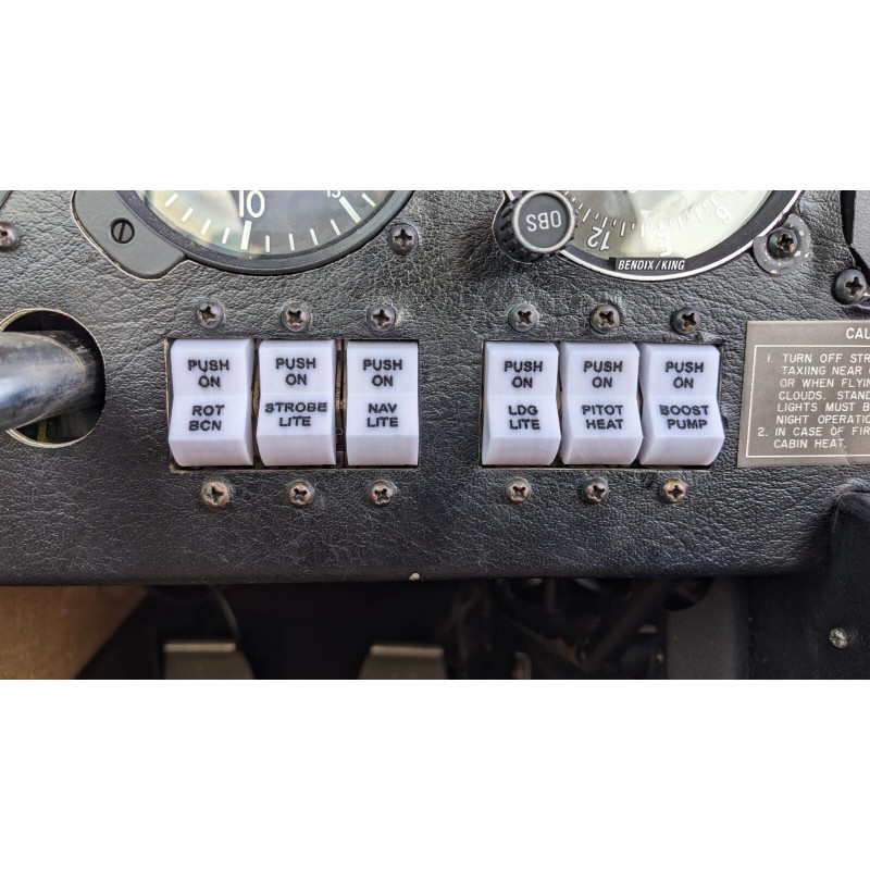 Boost Pump Mooney Klixon Switch Cover