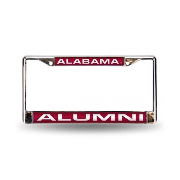 UNIVERSITY OF ALABAMA ALUMNI CHROME METAL USA MADE LICENSE PLATE