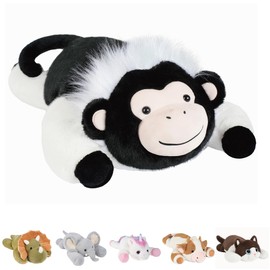 GILFWM Weighted Stuffed Animals Monkey - 21.3" Cute Toy Pillow Plushie Gifts for Kids Boys Girls & Adults, 3 lbs Ultra-Soft Washable Plush Pillowfort