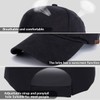 Baseball Cap Unisex Adjustable Women's Baseball Cap, black A