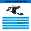 SWRXEarn Full Twist Throttle, 3-Pin Waterproof Ebike Throttle Grip with